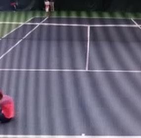 Tennisspelaren lägger sig - matchfixning bild